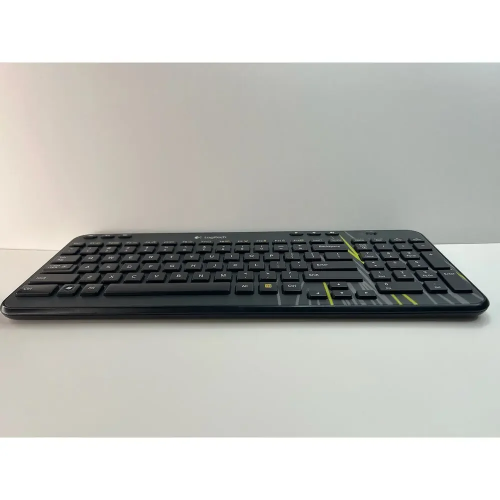 Logitech K360 Wireless Black/Yellow Keyboard w/ Unifying Receiver Free Shipping